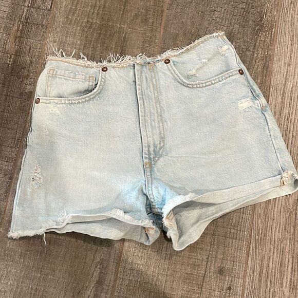 Zara zip up shorts Size 0 - Picture 1 of 4